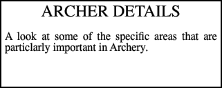 ARCHER DETAILS